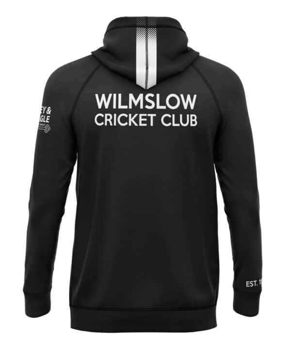 Wilmslow CC Black Leisure Hoodie - Image 2